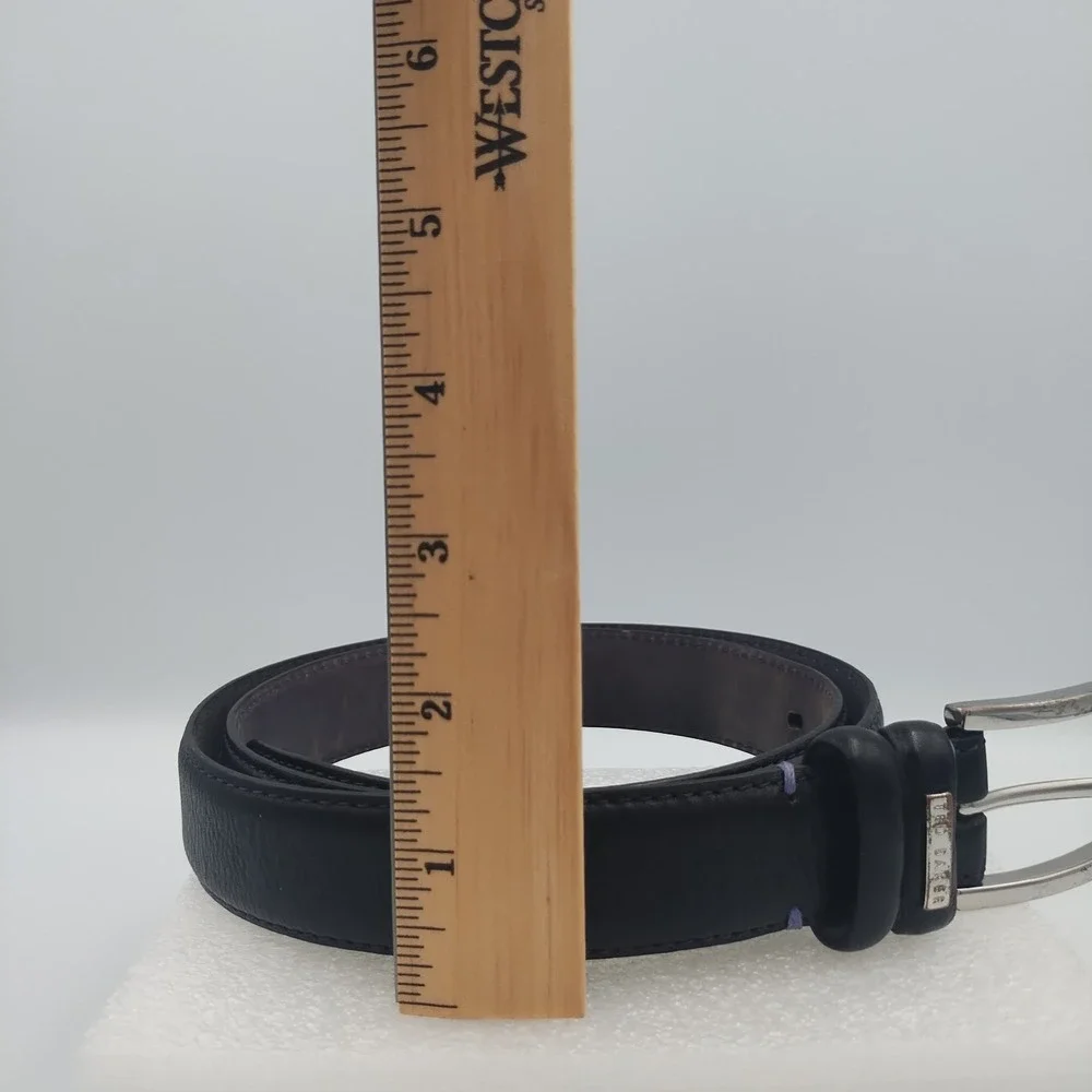 Ted Baker London Leather Belt Men's Size 34 Black 'Jollent' Dress Casual 1 1/4